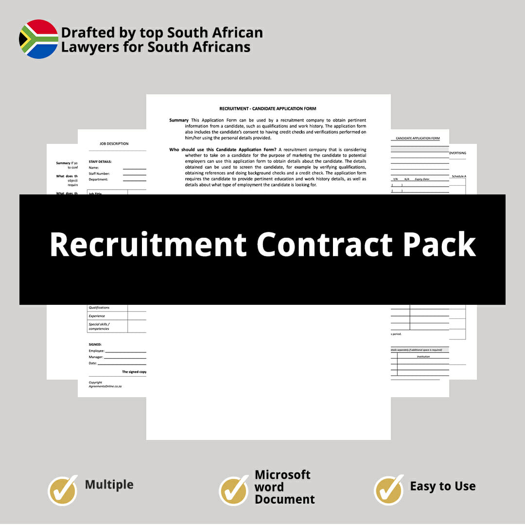 Recruitment Contract Pack 1