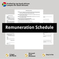 Employee Remuneration Schedule Template - South Africa