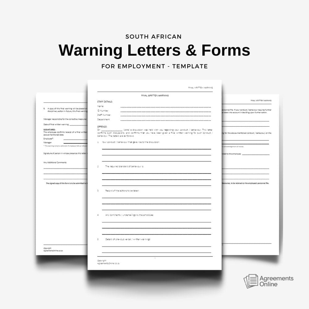 legal contract templates agreements online south africa