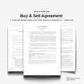 Buy & Sell Agreement - 2 Parties being legal entities. Death & Disability