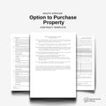 Option to Purchase Property Template