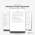 Renewal of Lease Agreement Template - With Agent Involvement - South Africa