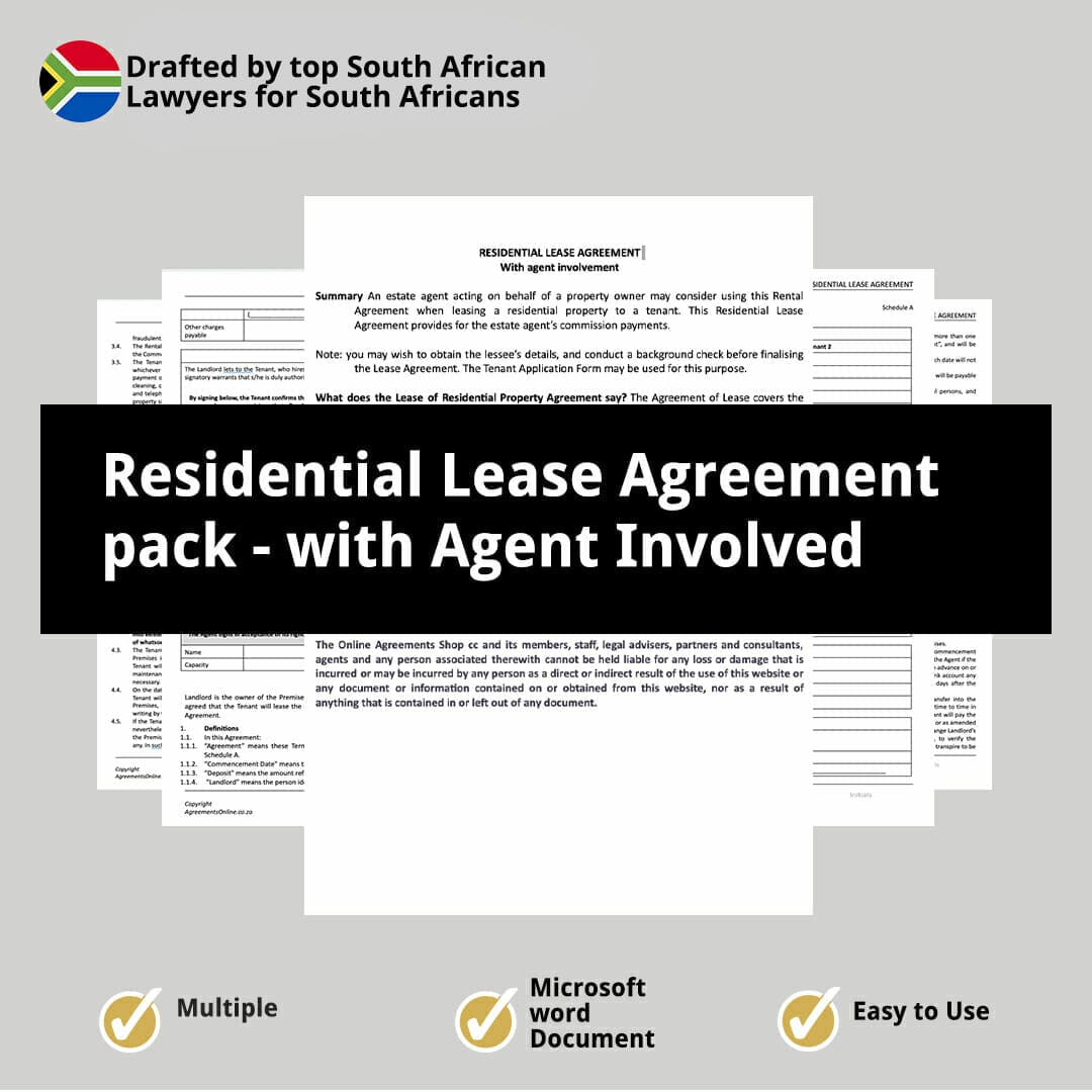 Residential Lease Agreement – Furnished with an agent involved 1 1