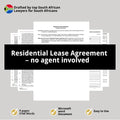 Residential Lease Agreement Template - No Agent Involvement Template - South Africa