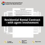 Residential Rental Contract with agent involvement copy