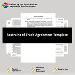 Restraint of Trade Agreement Template 1