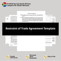 Restraint of Trade Agreement Template - South Africa