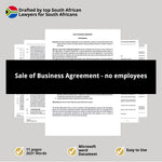 Sale of Business Agreement no employees 1