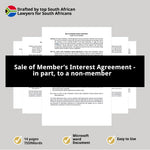 Sale of Members Interest Agreement in part to a non member 2