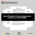 Sale of Members Interest Agreement Template - In Total to a Non-Member - South Africa