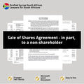 Sale of Shares Agreement Template - in part, to a Non-Shareholder - South Africa