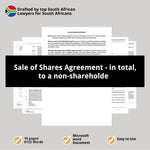 Sale of Shares Agreement in total to a non shareholde 1