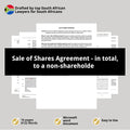 Sale of Shares Agreement Template - in total, to a Non-Shareholder - South Africa