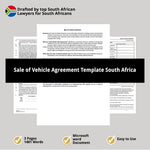 Car Sale Agreement Template South Africa Cover Image