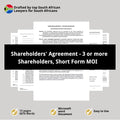 Sale of Shares Agreement - 3 or more Shareholders, Short Standard Form MOI - South Africa