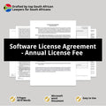 Software Licence Agreement Template - Annual Licence - South Africa