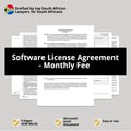 Software Licence Agreement Template - Monthly Rental - South Africa