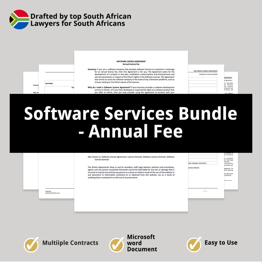 Software Services Bundle annual fee 1
