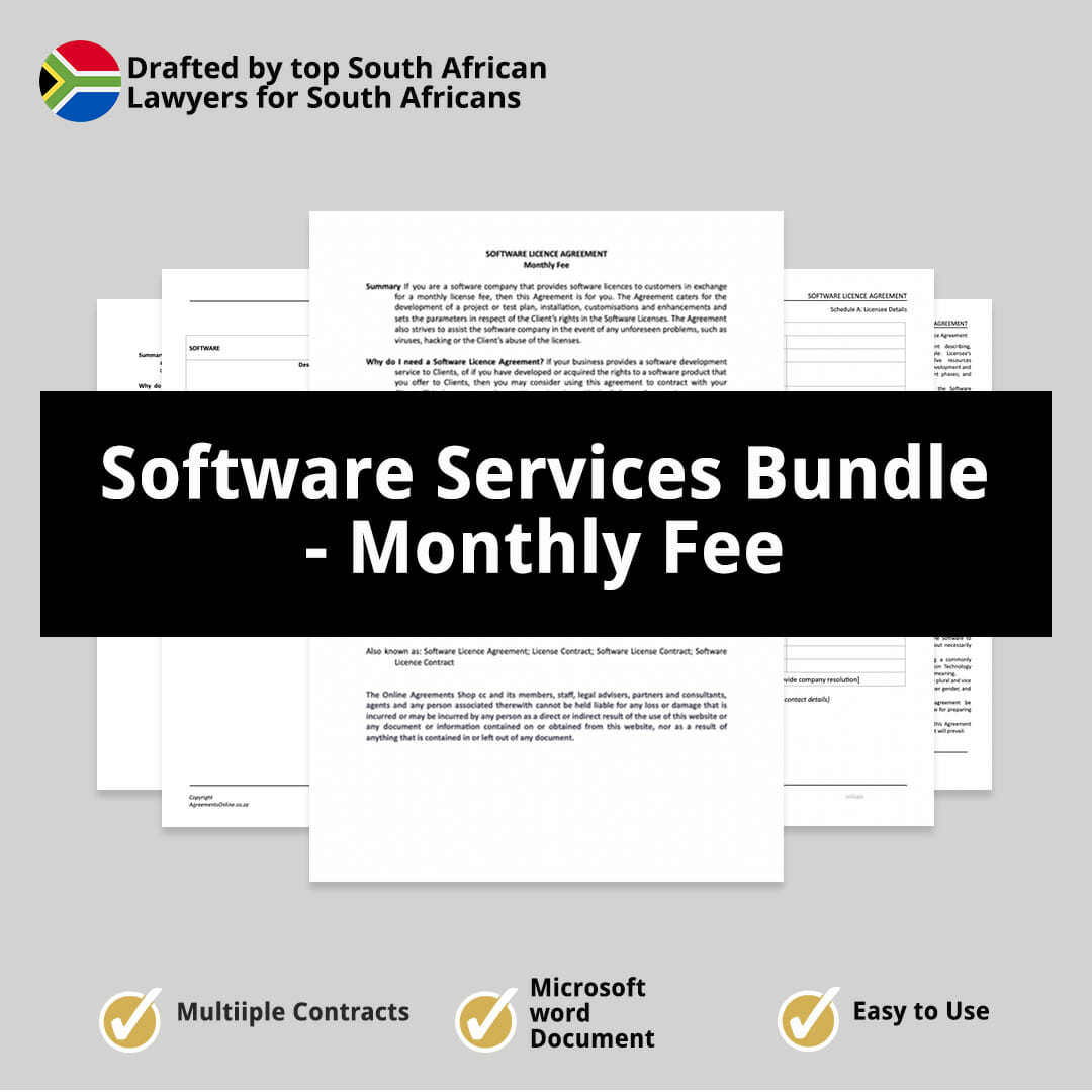 Software Services Bundle monthly fee 1