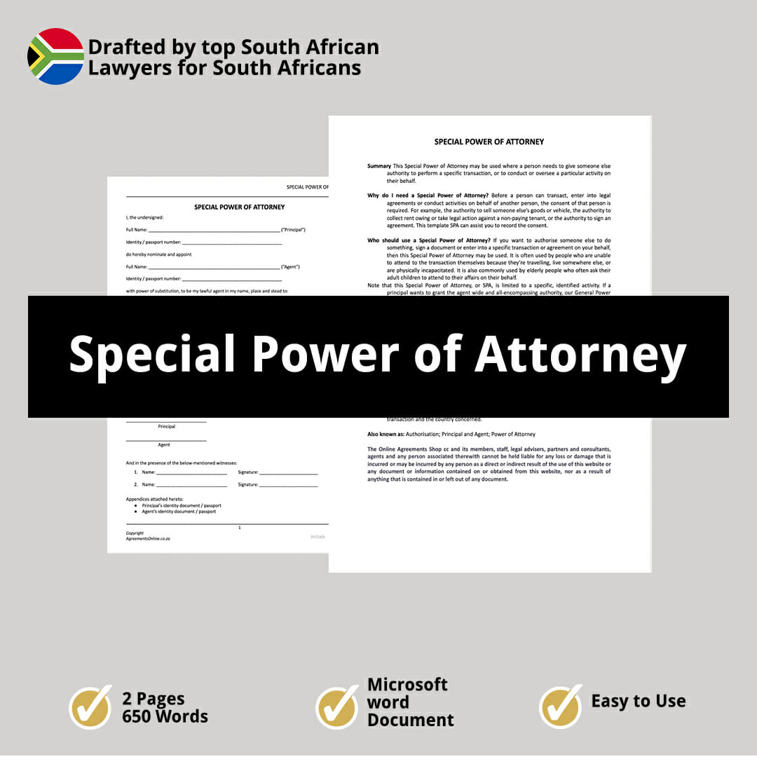 Special Power of Attorney 1