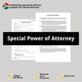 Special Power of Attorney Template - South Africa
