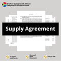 Supply Agreement Template - South Africa