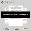 Courtesy Car Agreement Template - South Africa