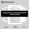 Transportation of Goods Agreement Template – General Cargo - Comprehensive - South Africa