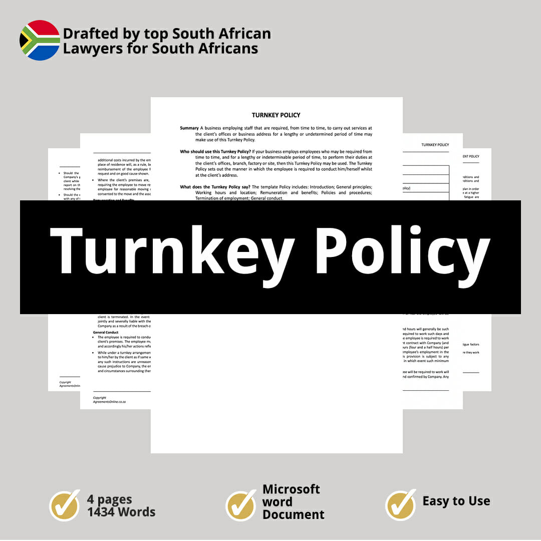 Turnkey Policy 1