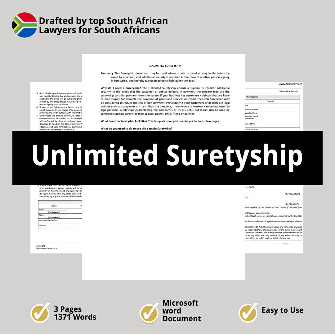 Unlimited Suretyship 1