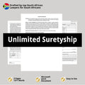 Unlimited Suretyship Template - South Africa