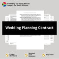 Wedding Planning Agreement Template - South Africa