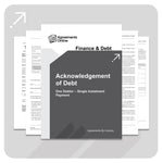 Acknowledgement of Debt - One Debtor, Single Installment payment - South Africa
