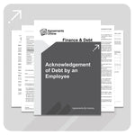 Acknowledgement of Debt Template - One Debtor, Single Installment payment - South Africa