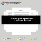 antenuptial agreement without accrual