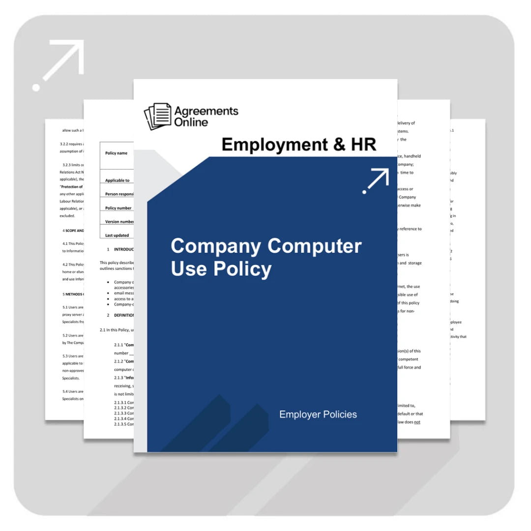 Computer, Internet and Device Policy Template - South Africa