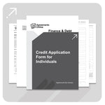 Credit Application Form Template - Individuals - South Africa