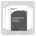 Credit Application Form Template - Individuals - South Africa