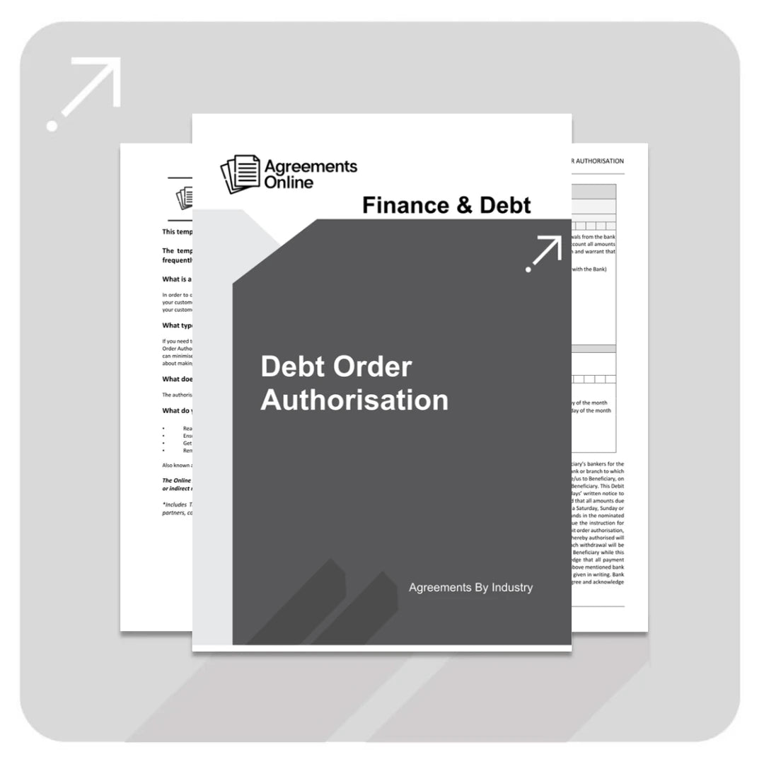 Debit Order Authorisation Form & Template - South Africa