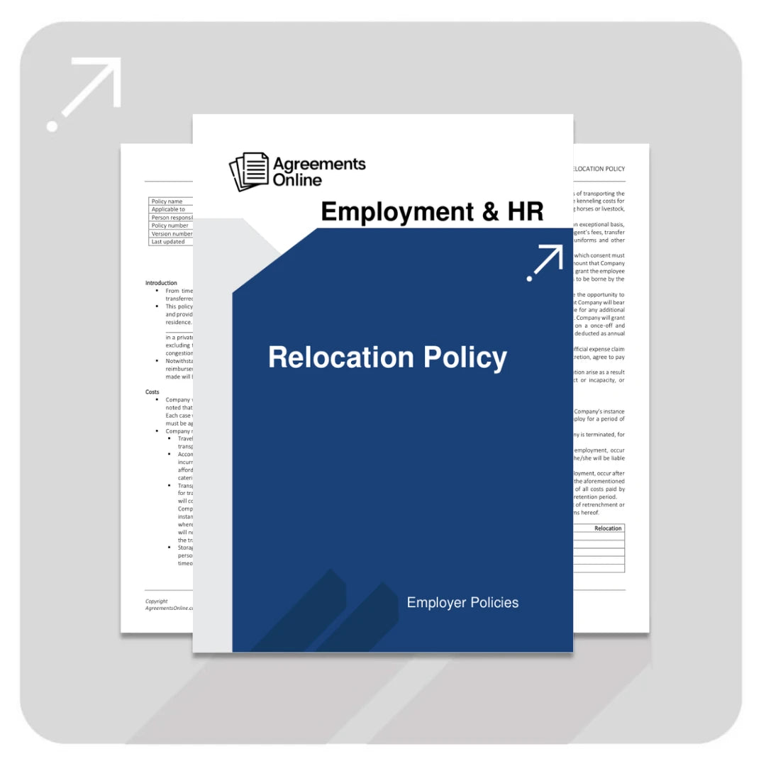 Employee Relocation Policy Template - South Africa