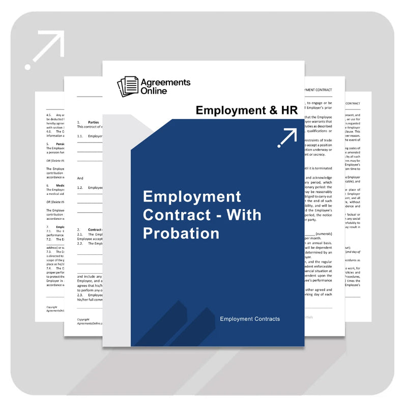 Employment Contract Template - With Probation - South Africa