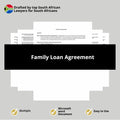 Family Loan Agreement Template - South Africa