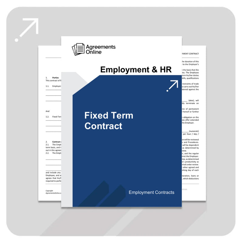 Temporary Employment Contract Template - Fixed Term - South Africa