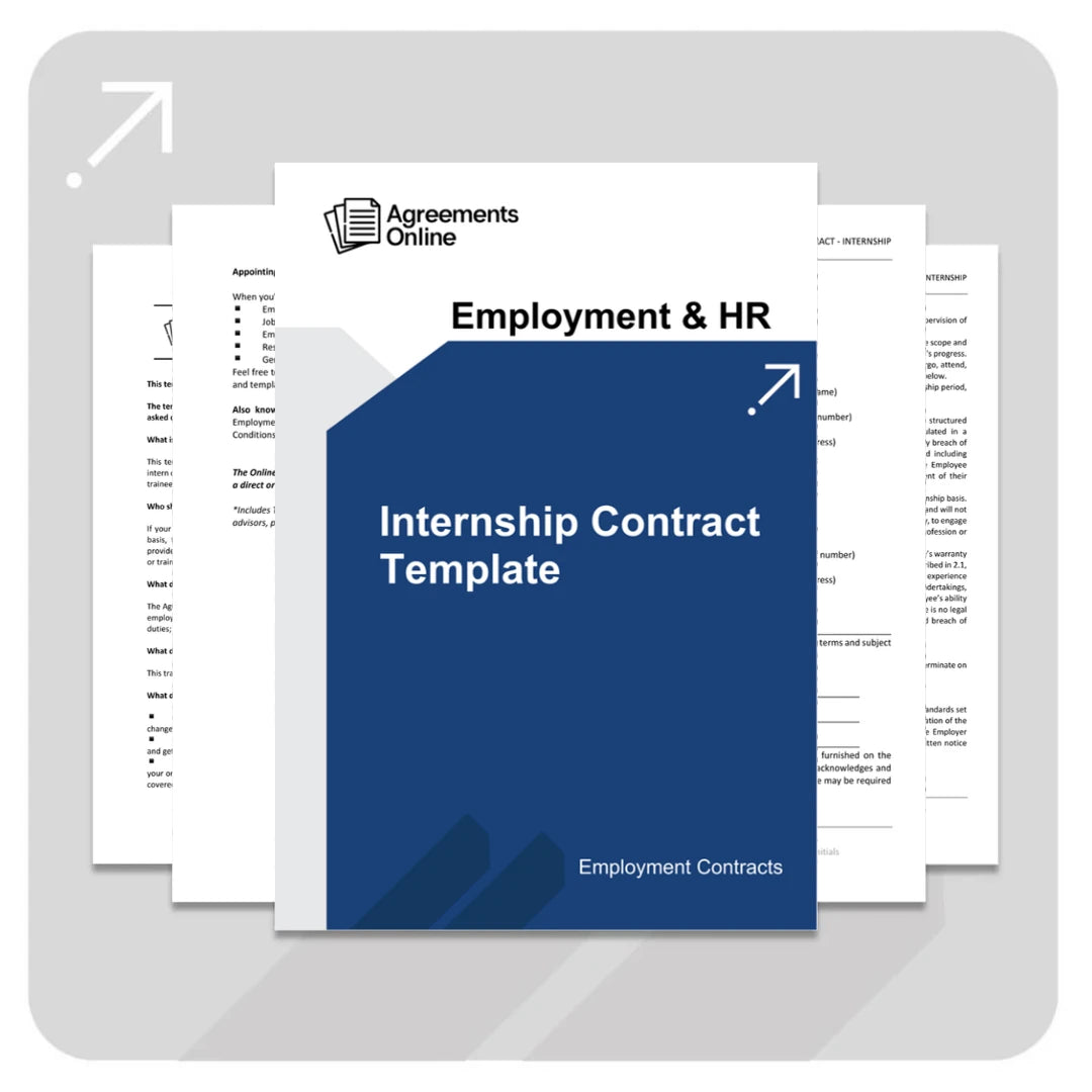 Internship Employment Contract Template - South Africa