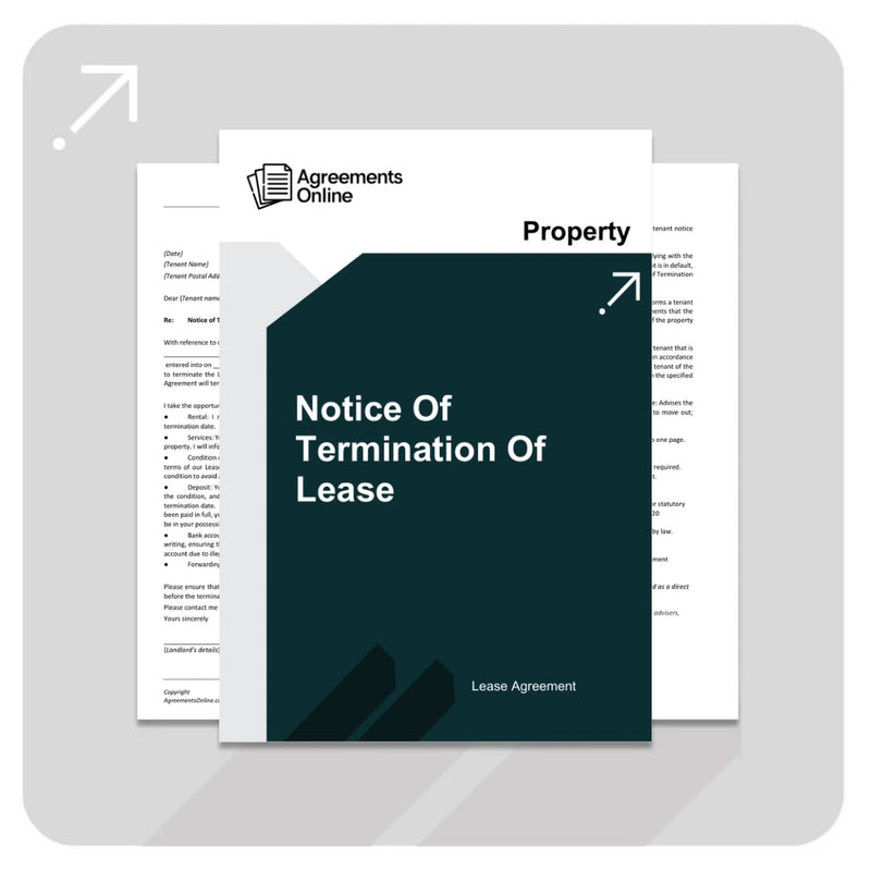 Notice of Termination of Lease Template - South Africa